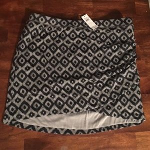 NWT Gap Mini Skirt Black L